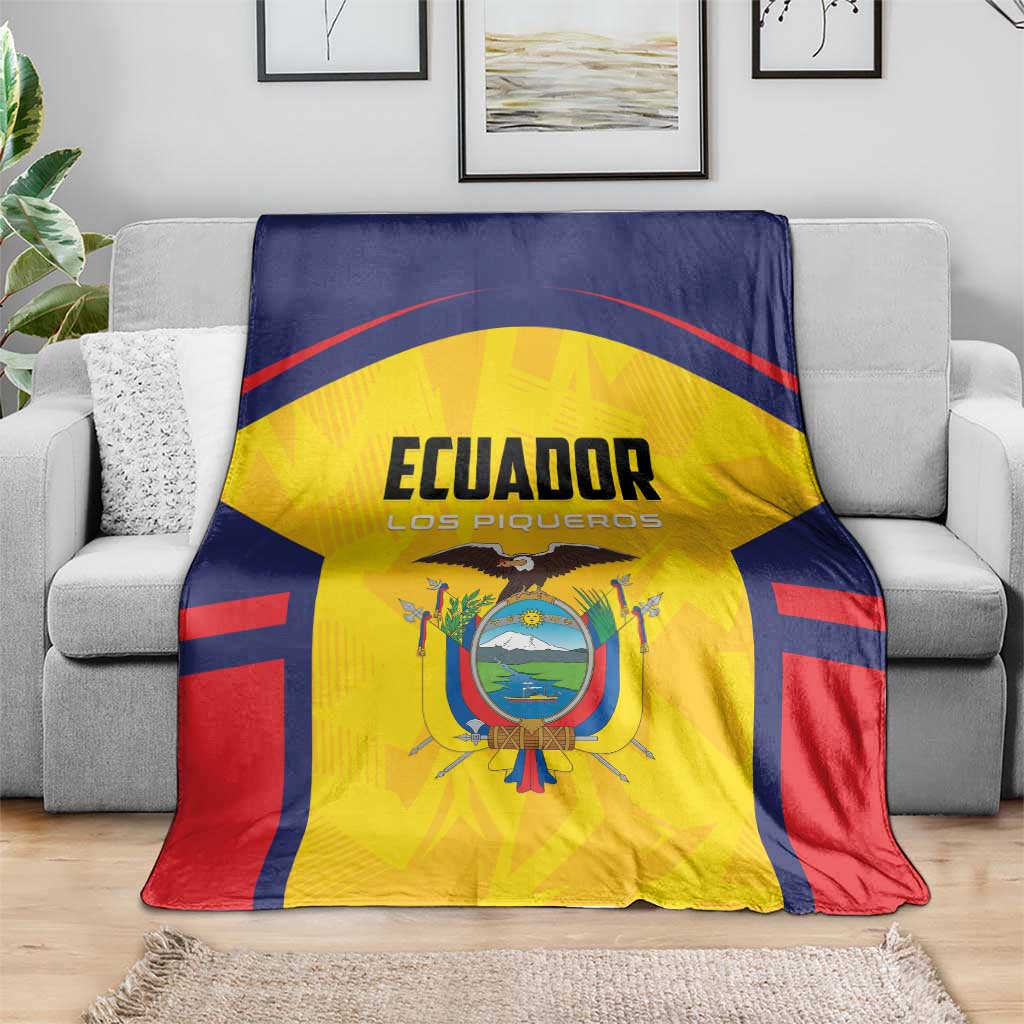 Ecuador Rugby Blanket Los Piqueros Go Champions