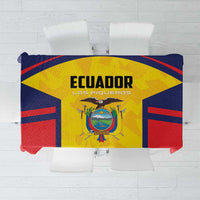 Ecuador Rugby Tablecloth Los Piqueros Go Champions
