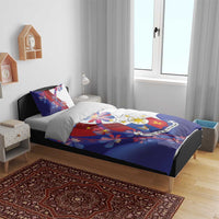Philippines Sun Plumeria Floral Bedding Set Unique Stylized