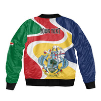 Personalized Seychelles Bomber Jacket Finis Coronat Opus