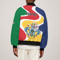 Personalized Seychelles Bomber Jacket Finis Coronat Opus
