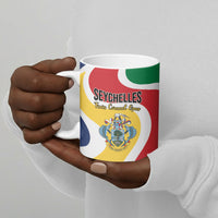 Personalized Seychelles Ceramic Mug Finis Coronat Opus