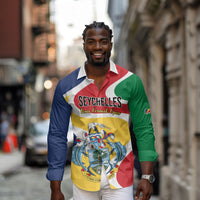 Personalized Seychelles Long Sleeve Button Shirt Finis Coronat Opus