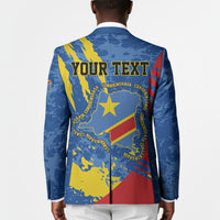Personalized DR Congo Independence Day Blazer Congo-Kinshasa Leopard