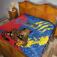 DR Congo Independence Day Quilt Congo-Kinshasa Leopard