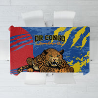 DR Congo Independence Day Tablecloth Congo-Kinshasa Leopard