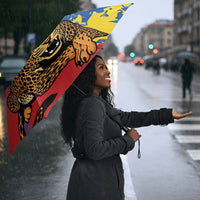 DR Congo Independence Day Umbrella Congo-Kinshasa Leopard