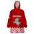 Belarus 1991 Wearable Blanket Hoodie Belarusian Coat Of Arms Mix Folk Pattern - Wonder Print Shop