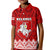 Custom Belarus 1991 Kid Polo Shirt Belarusian Coat Of Arms Mix Folk Pattern - Wonder Print Shop