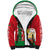 Belarus Sherpa Hoodie Belarusian Coat Of Arms Flag Style - Wonder Print Shop