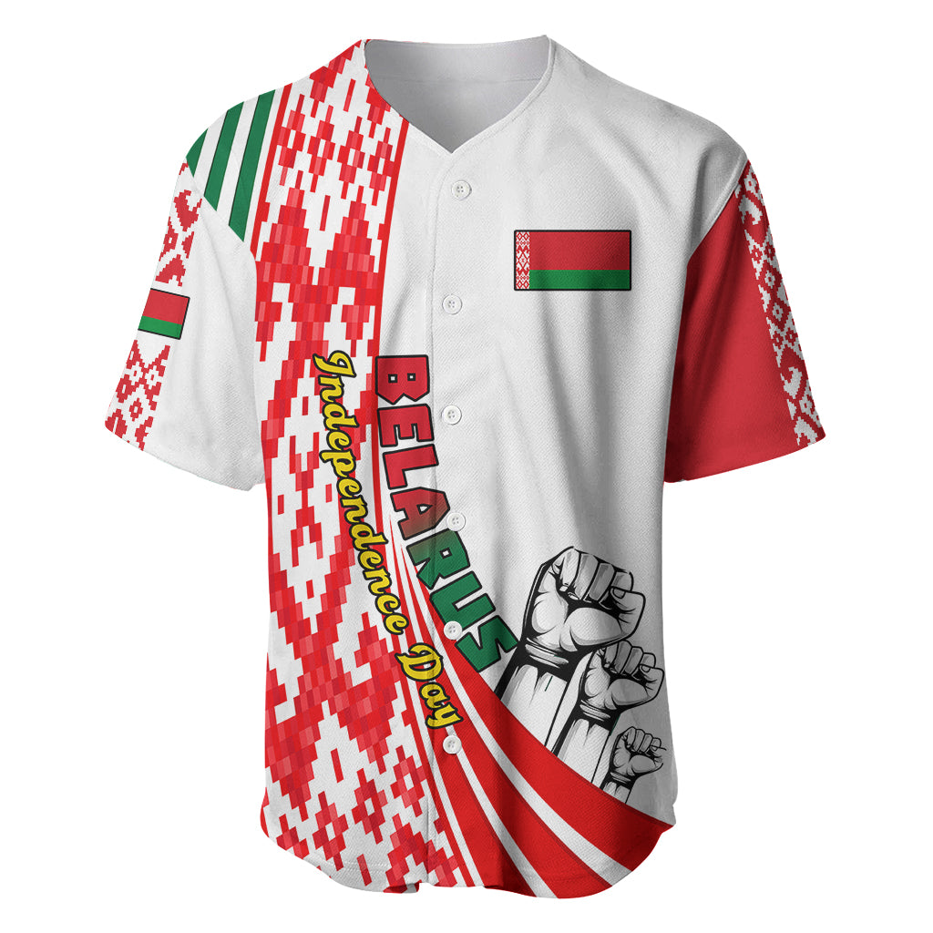 3 July Belarus Independence Day Baseball Jersey Belarusian Flag Style Special Version - Wonder Print Shop