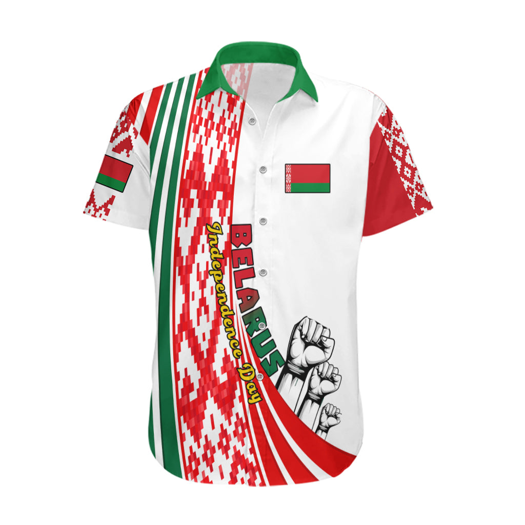 3 July Belarus Independence Day Hawaiian Shirt Belarusian Flag Style Special Version - Wonder Print Shop