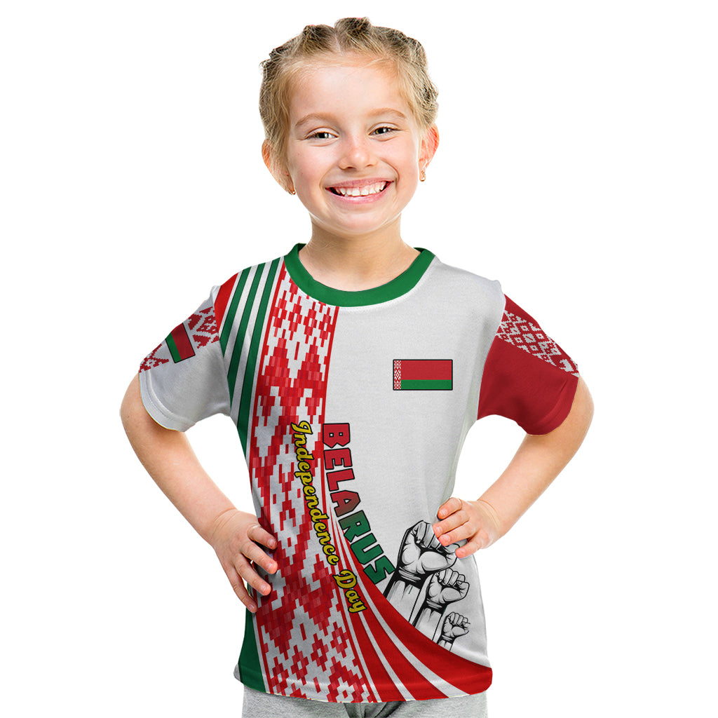 3 July Belarus Independence Day Kid T Shirt Belarusian Flag Style Special Version - Wonder Print Shop