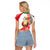 3 July Belarus Independence Day Raglan Cropped T Shirt Belarusian Flag Style Special Version - Wonder Print Shop