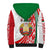 3 July Belarus Independence Day Sherpa Hoodie Belarusian Flag Style Special Version - Wonder Print Shop