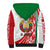 Custom 3 July Belarus Independence Day Sherpa Hoodie Belarusian Flag Style Special Version - Wonder Print Shop