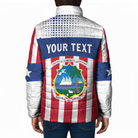 Personalized Liberia 1847 Padded Jacket Happy Independence Day