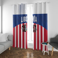 Liberia 1847 Window Curtain Happy Independence Day