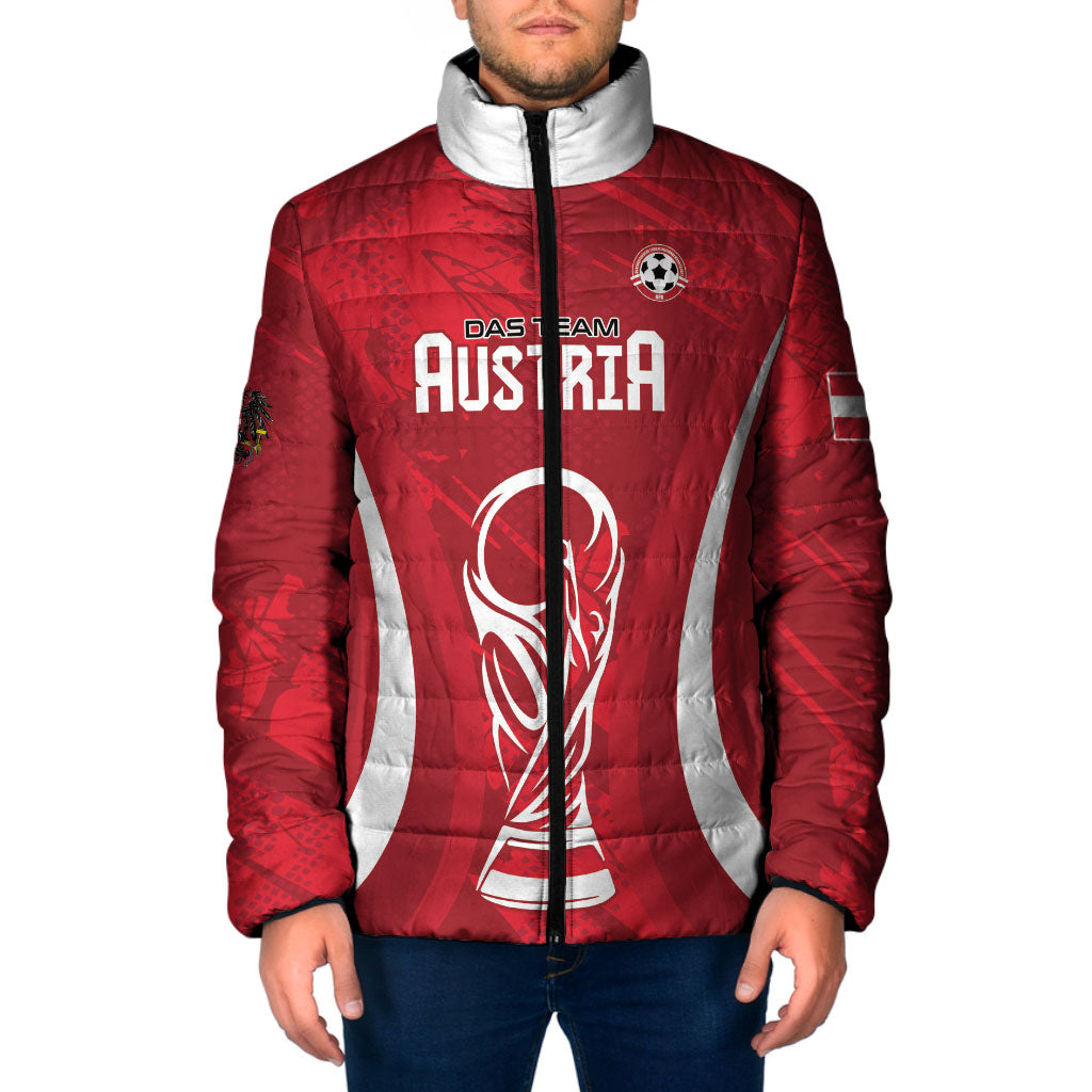 Custom Austria 2026 World Football Padded Jacket Immer wieder Osterreich