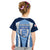 England Football Kid T Shirt Lionesses Blue Sporty Style - Wonder Print Shop