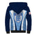 England Football Sherpa Hoodie Lionesses Blue Sporty Style - Wonder Print Shop