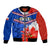 Chile Bomber Jacket Chilean Bellflower Special Version - Wonder Print Shop