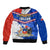 Chile Bomber Jacket Chilean Bellflower Special Version - Wonder Print Shop