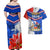 Chile Couples Matching Off Shoulder Maxi Dress and Hawaiian Shirt Chilean Bellflower Special Version - Wonder Print Shop