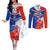 chile-couples-matching-off-the-shoulder-long-sleeve-dress-and-long-sleeve-button-shirts-chilean-bellflower-special-version