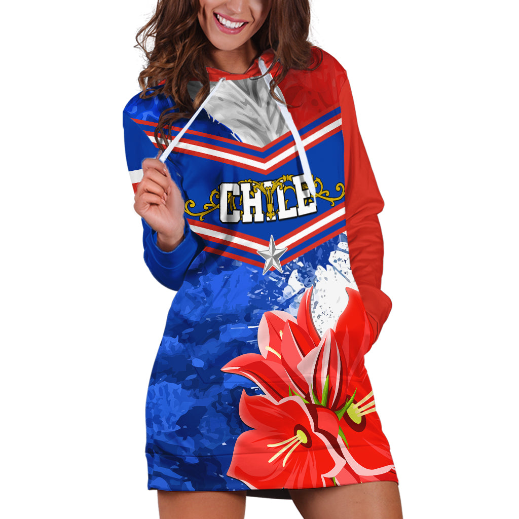 Chile Hoodie Dress Chilean Bellflower Special Version - Wonder Print Shop