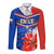 Chile Long Sleeve Button Shirt Chilean Bellflower Special Version - Wonder Print Shop