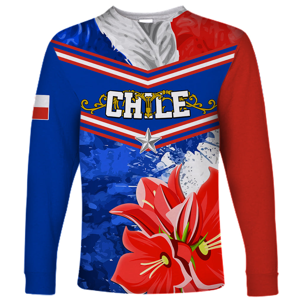 Chile Long Sleeve Shirt Chilean Bellflower Special Version - Wonder Print Shop