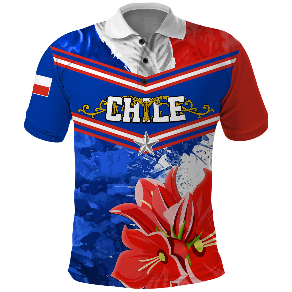 Chile Polo Shirt Chilean Bellflower Special Version - Wonder Print Shop