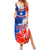 Chile Summer Maxi Dress Chilean Bellflower Special Version - Wonder Print Shop