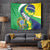 Brazil Sete de Setembro Tapestry Flor De Ipê Amarel Leopard Pattern