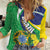 Brazil Sete de Setembro Women Casual Shirt Flor De Ip Amarel Leopard Pattern - Wonder Print Shop