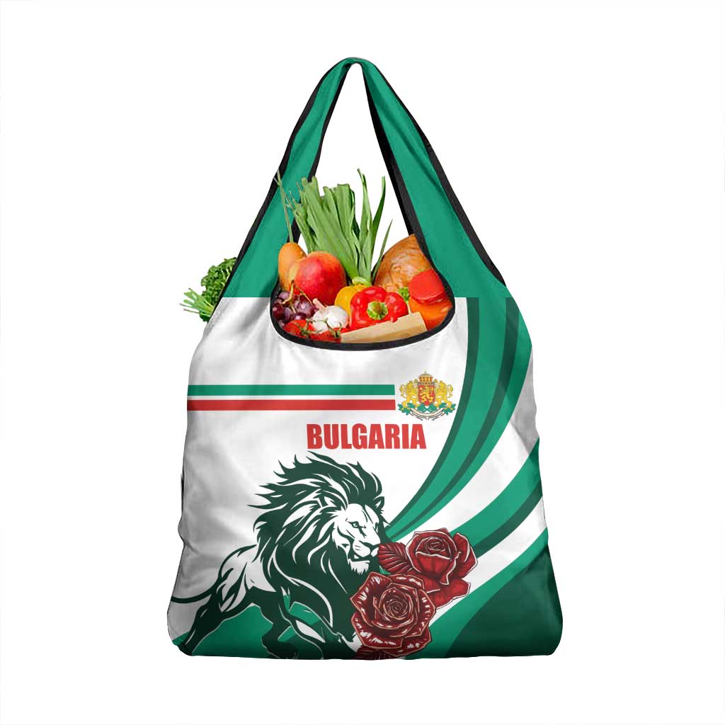 Bulgaria Grocery Bag Coat of Arms Lion with Roses