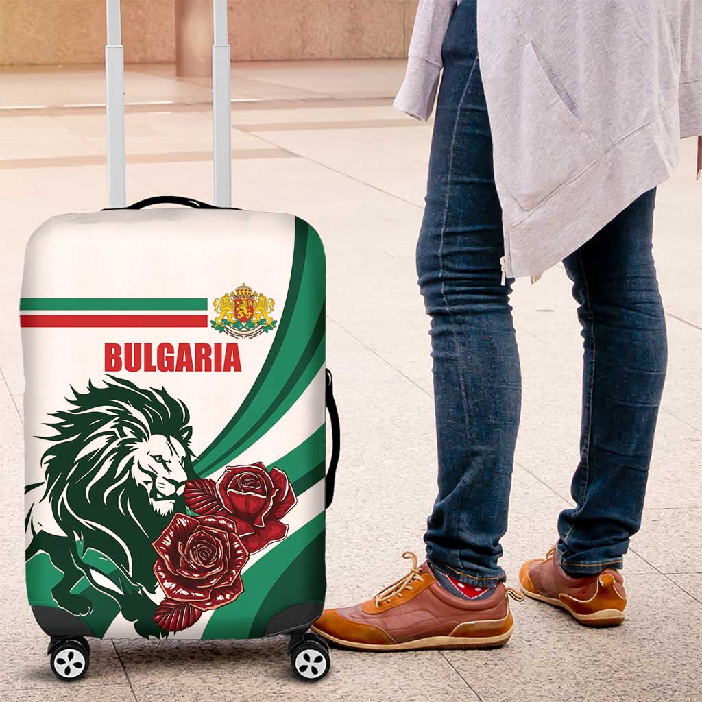 Bulgaria Luggage Cover Coat of Arms Lion with Roses - Wonder Print Shop