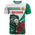 Bulgaria T Shirt Coat of Arms Lion with Roses - Wonder Print Shop