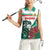 Bulgaria Women Sleeveless Polo Shirt Coat of Arms Lion with Roses - Wonder Print Shop