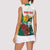 Bulgaria Women Sleeveless Polo Shirt Coat of Arms Lion with Roses - Wonder Print Shop