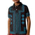 Bulgaria Traditional Pattern Blue Kid Polo Shirt Balkan Culture - Wonder Print Shop