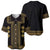 Bulgaria Traditional Pattern Gold Baseball Jersey Balkan Culture - Wonder Print Shop