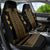 Bulgaria Traditional Pattern Gold Car Seat Cover Balkan Culture - Wonder Print Shop