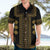 Bulgaria Traditional Pattern Gold Hawaiian Shirt Balkan Culture - Wonder Print Shop