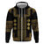 Bulgaria Traditional Pattern Gold Hoodie Balkan Culture - Wonder Print Shop