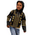 Bulgaria Traditional Pattern Gold Kid Hoodie Balkan Culture - Wonder Print Shop