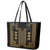 Bulgaria Traditional Pattern Gold Leather Tote Bag Balkan Culture - Wonder Print Shop