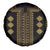 Bulgaria Traditional Pattern Gold Spare Tire Cover Balkan Culture - Wonder Print Shop