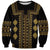 Bulgaria Traditional Pattern Gold Sweatshirt Balkan Culture - Wonder Print Shop